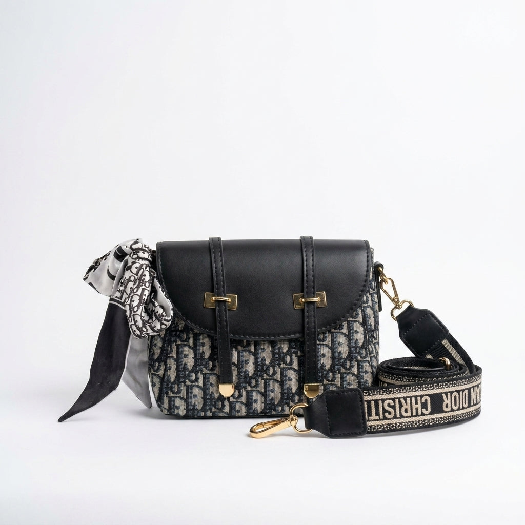 Dior Signature Ribbon Crossbody Pouch